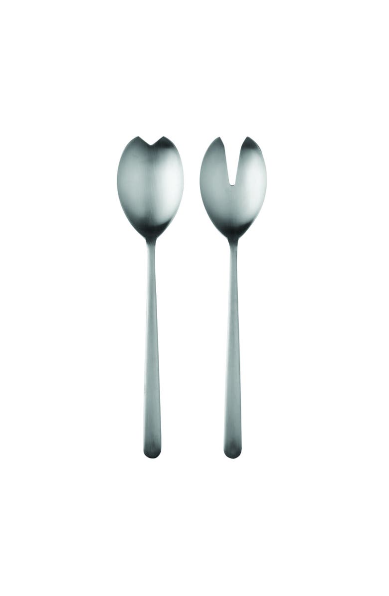 Mepra Linea Salad Serving Set - 2 Pieces, Main, color, Ice Silver