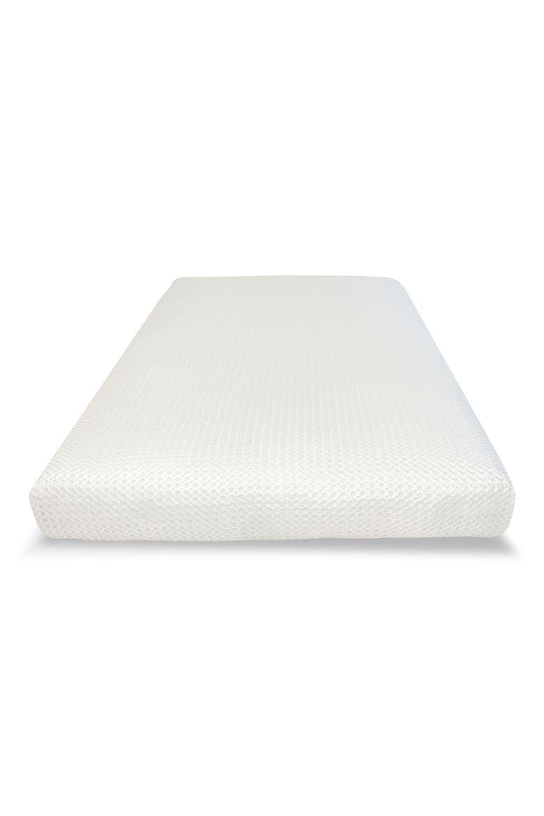 Breathable Lightweight Mini Crib Mattress, Alternate, color, WHITE