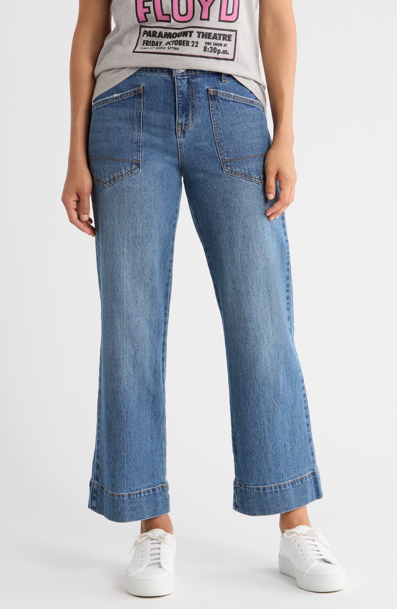 Sanctuary Ivy Crop Wide Leg Jeans, Main, color, 