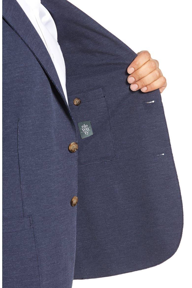 Slim Fit Jersey Sport Coat, Alternate, color, DENIM