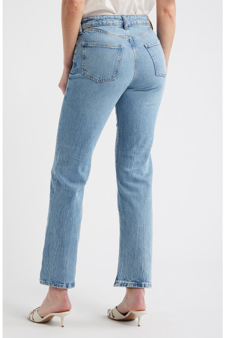 Parkway Slim Straight Leg Jeans, Alternate, color, BLUE