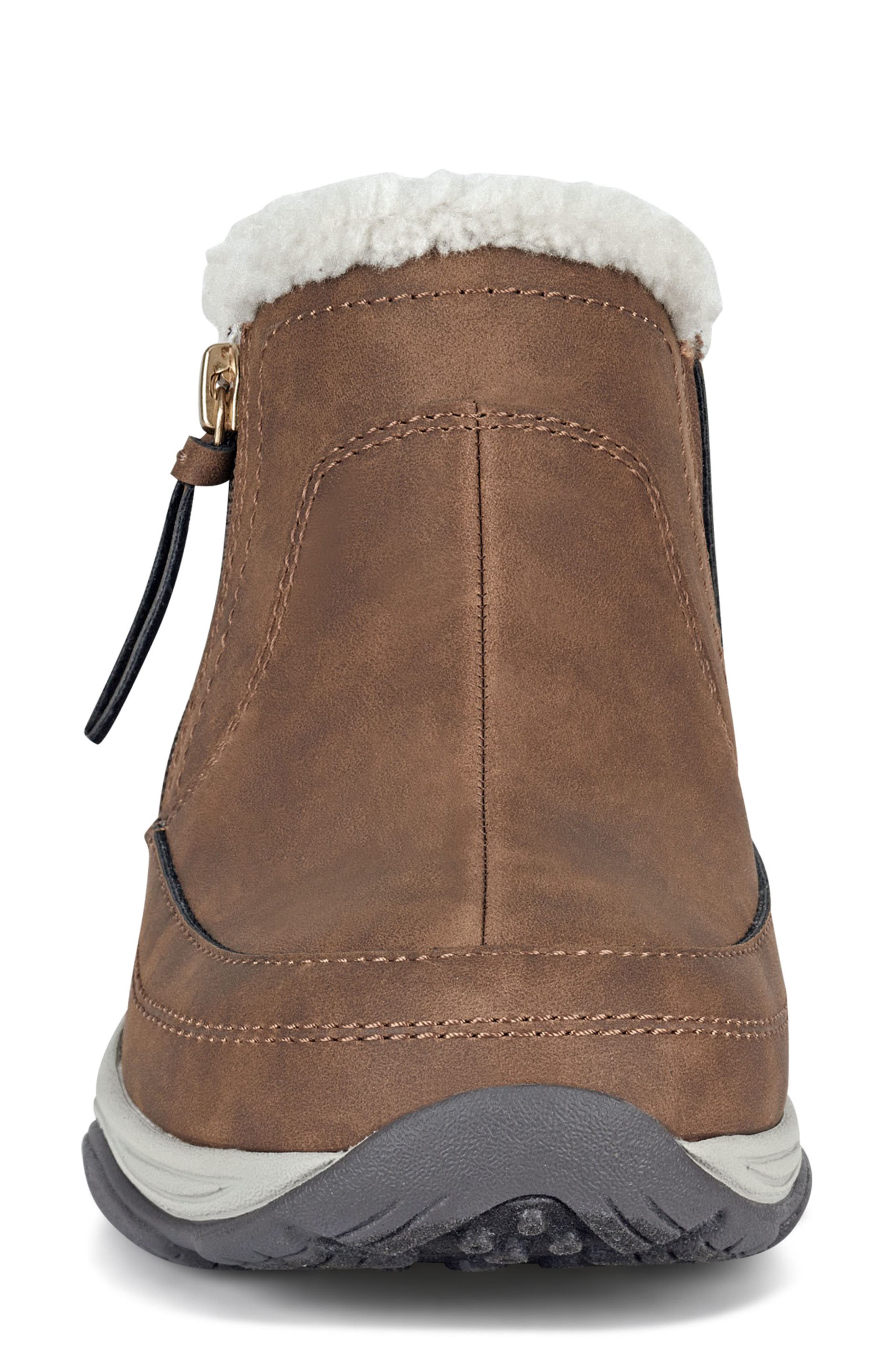 Easy Spirit Epic Water Resistant Ankle Boot, Alternate, color, Medium Brown