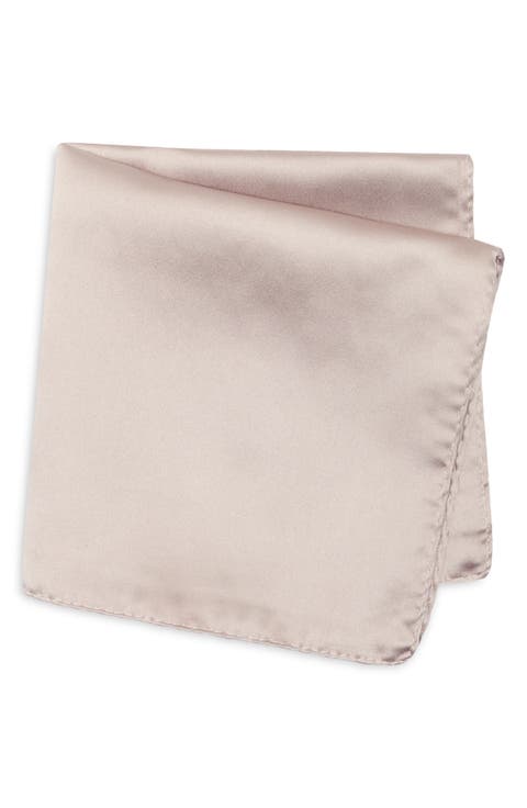 Solid Satin Pocket Square