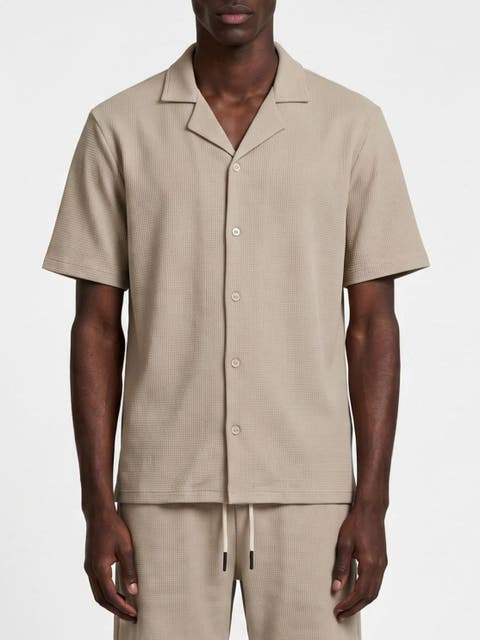 Short Sleeve Seersucker Shirt