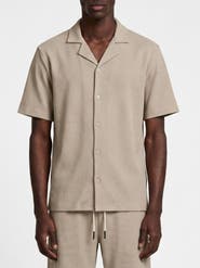 Walker & Hunt Short Sleeve Seersucker Shirt