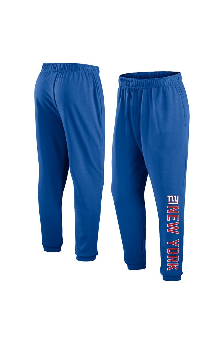 FANATICS Men's Fanatics Branded Royal New York Giants Big & Tall Chop Block Lounge Pants, Main, color, 