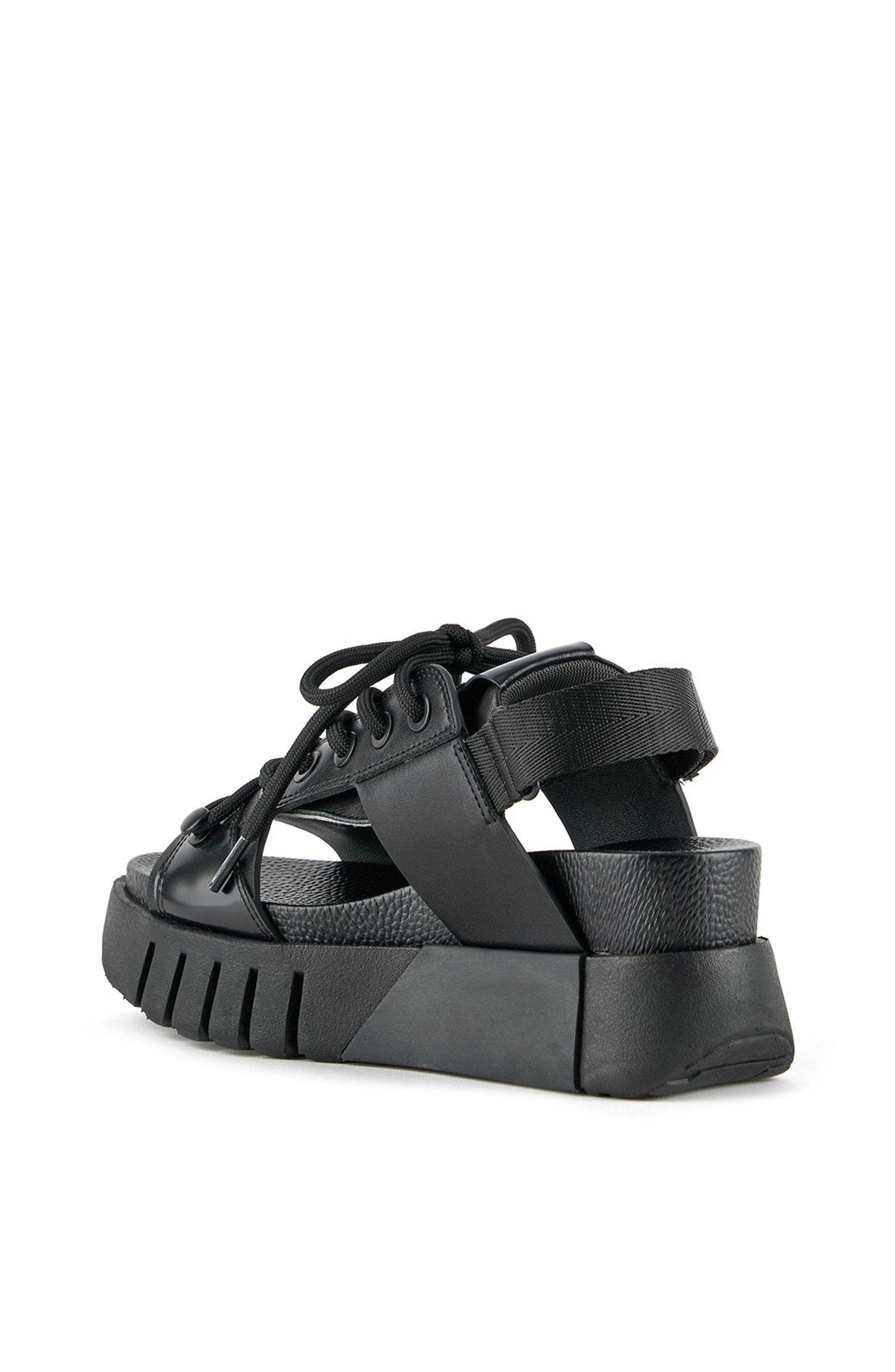 Delta Sporty Sandals, Alternate, color, Black
