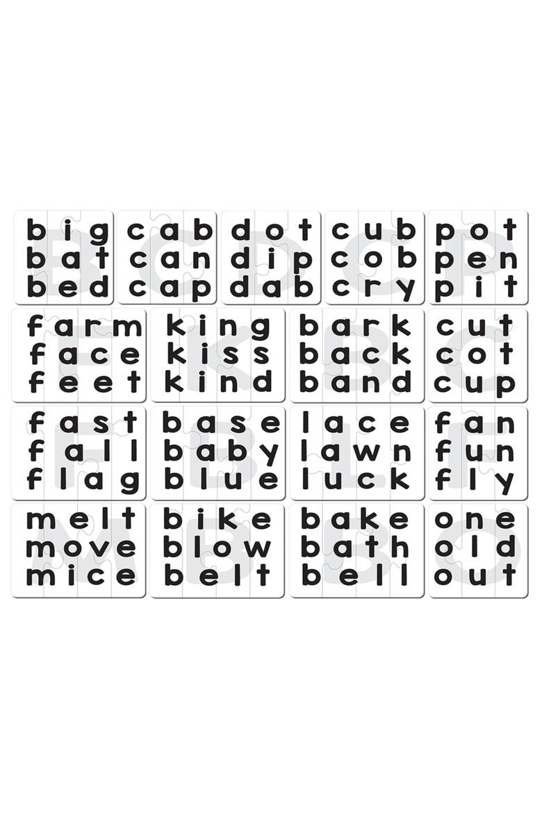 Spelling - Educational Matching Puzzles, Alternate, color, Multicolor