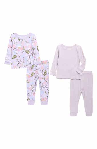 SLEEP ON IT 4-Piece Floral Print Stretch Viscose Pajama Set