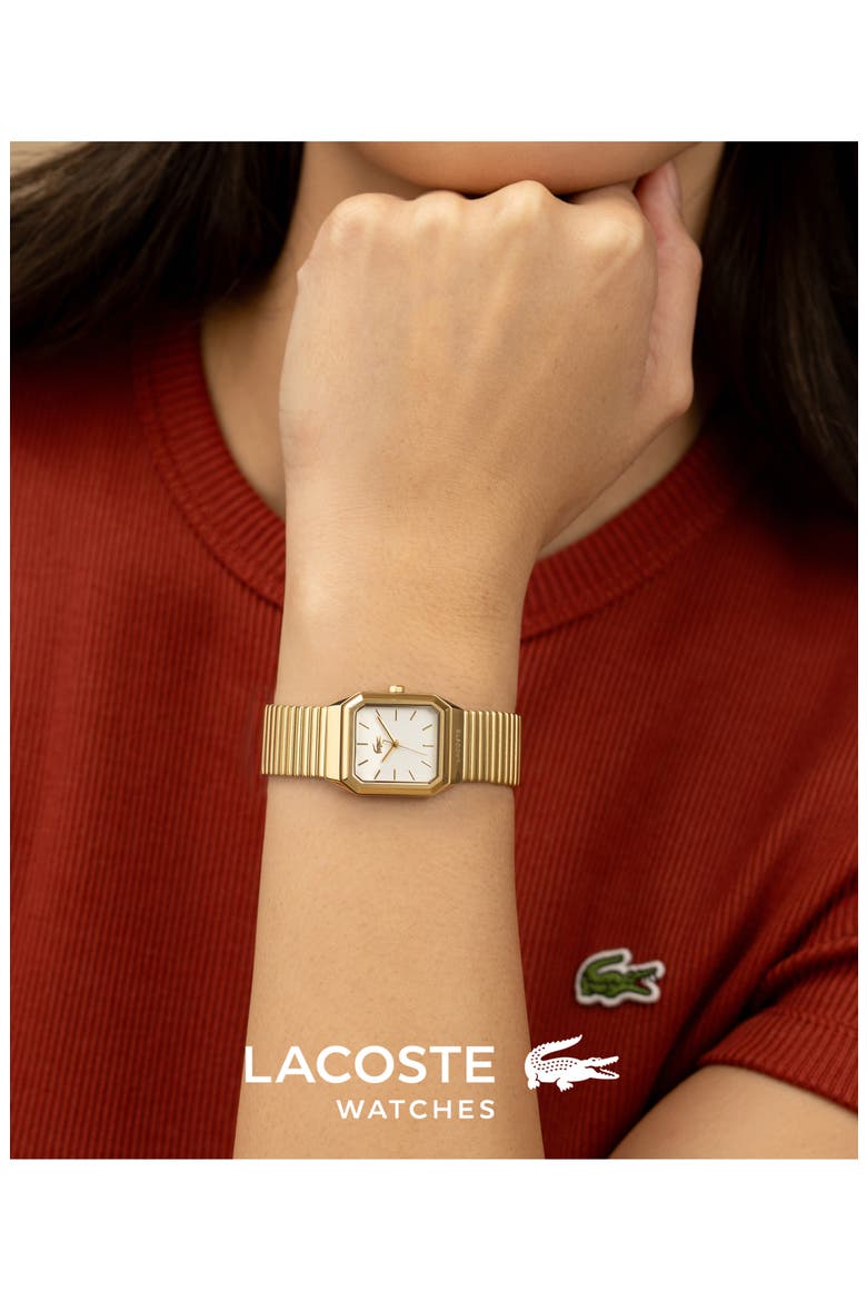 Rene Bracelet Watch, 23mm x 30.8mm, Alternate, color, GOLD