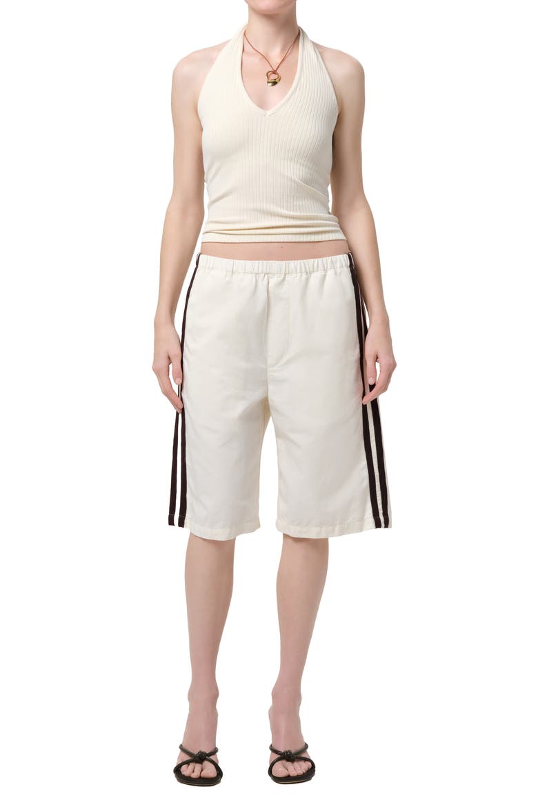 Thea Rib Knit Halter Top, Alternate, color, PASHMINA OFF WHITE