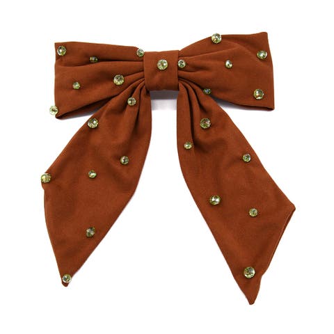 Sprinkled Rust Hair Barrette
