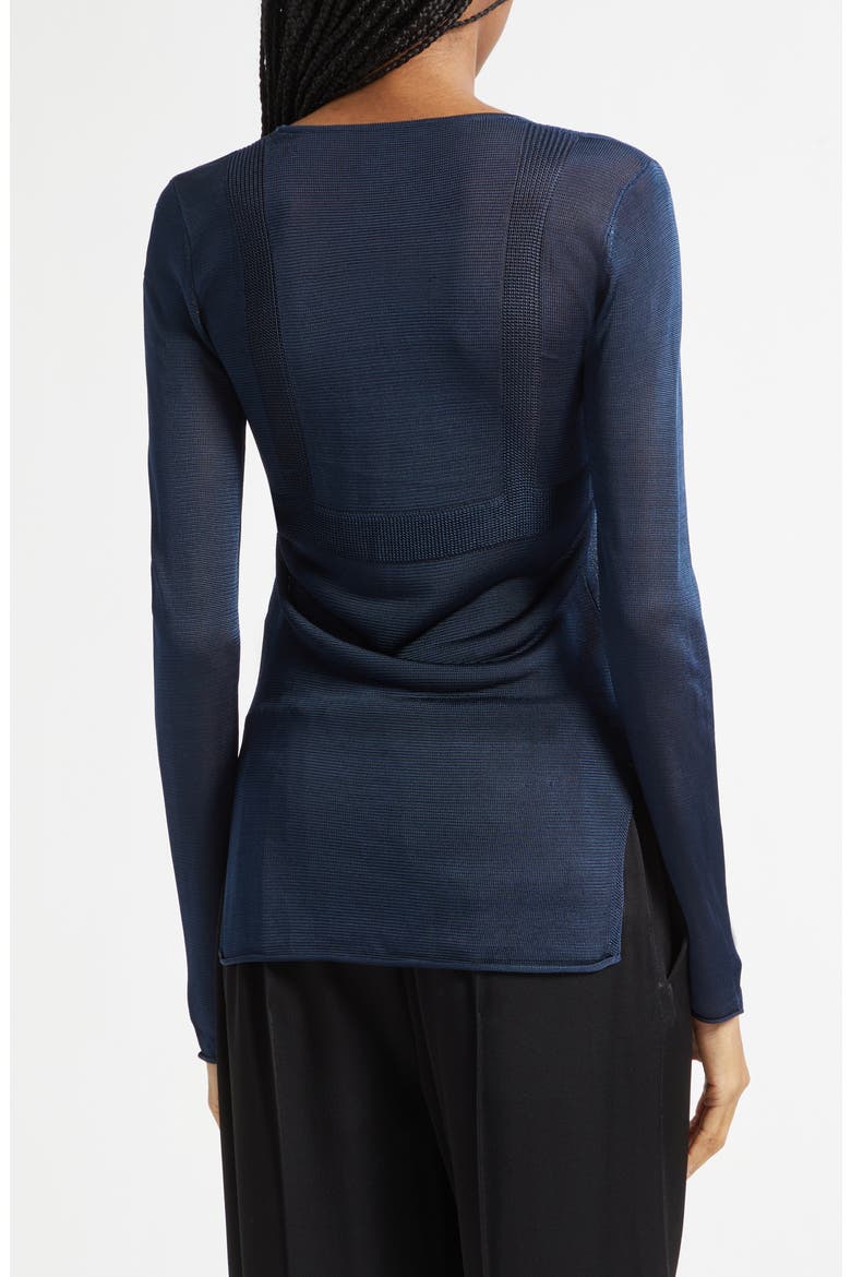 Hera Intasia Knit Bra Sweater, Alternate, color, TRUE NAVY