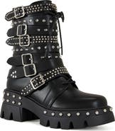 AZALEA WANG Winola Stud Platform Bootie