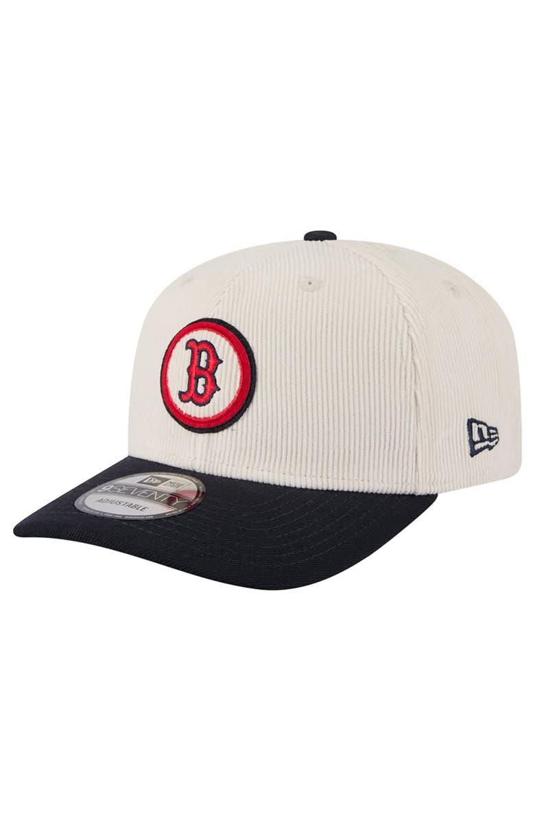New Era Men's New Era  Cream Boston Red Sox Loyal 9SEVENTY Adjustable Hat, Alternate, color, Cream