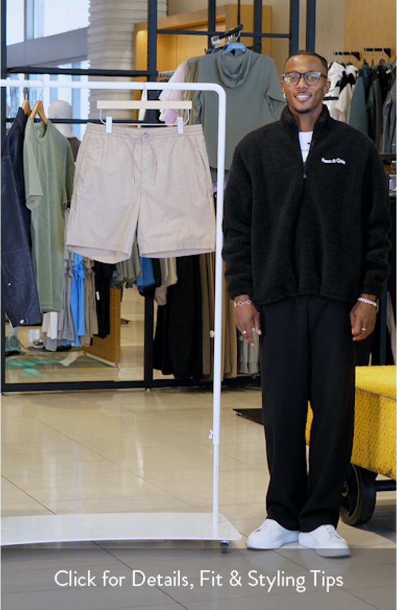 Drawstring Cotton Bermuda Shorts, sales video thumbnail