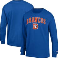 Champion Men's Champion Royal Denver Broncos Arch Over Logo Long Sleeve T-Shirt
