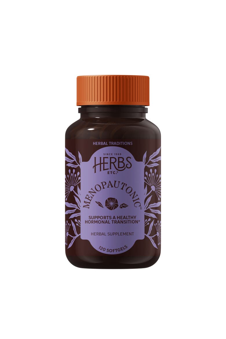 Menopautonic Softgels - Essential Supplement for Women - Hormonal Transition Support Supplement - Offers Menopausal Support with Dong Quai & Motherwort - 120 Softgels, Main, color, No Color