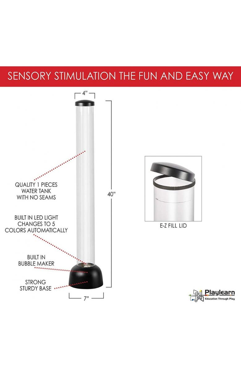 PLAYLEARN Classic Sensory Bubble Tube, Alternate, color, 