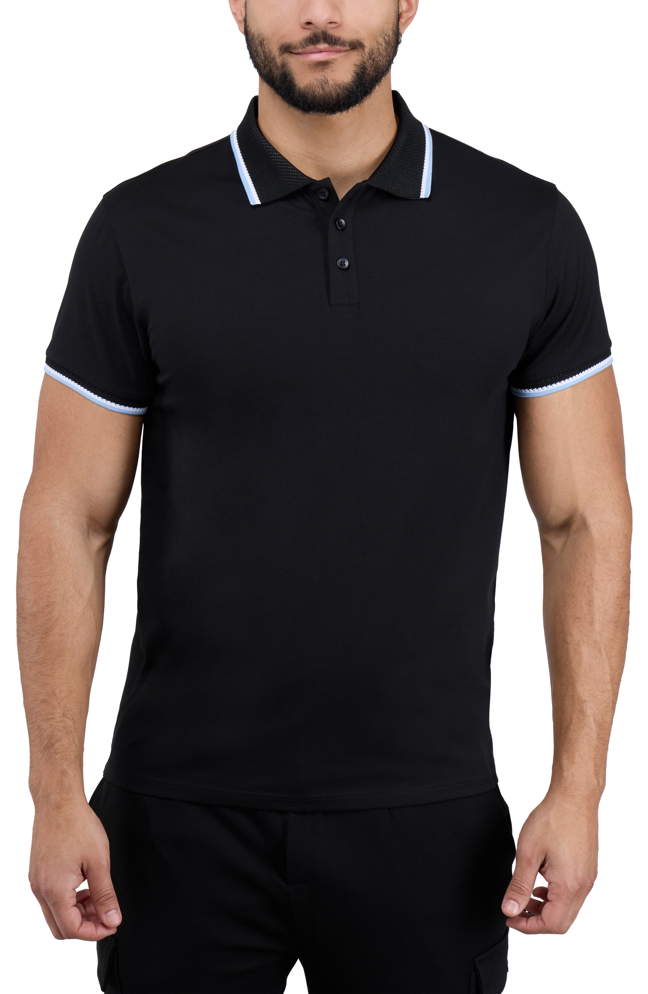 XRAY Texture Cotton Knit Polo