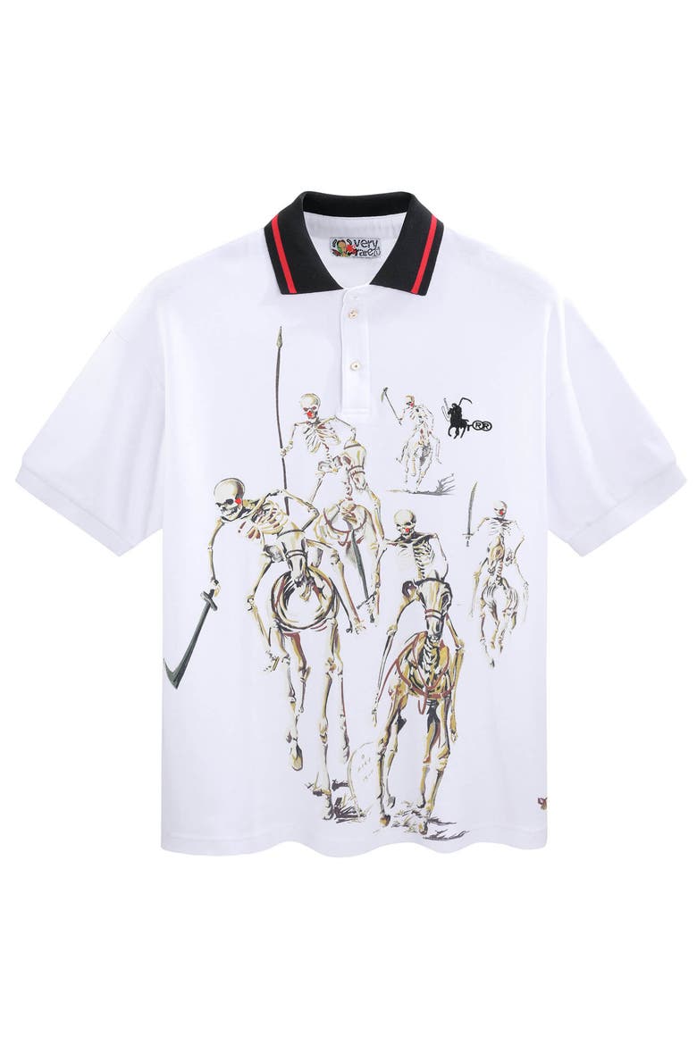 Skeletons Polo, Main, color, White