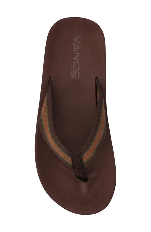 Vance Co. Vance Co Fontana Flip Flop In Brown