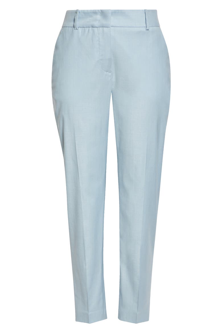 Slim Fit Stretch Wool Blend Pants, Main, color, BABY BLUE