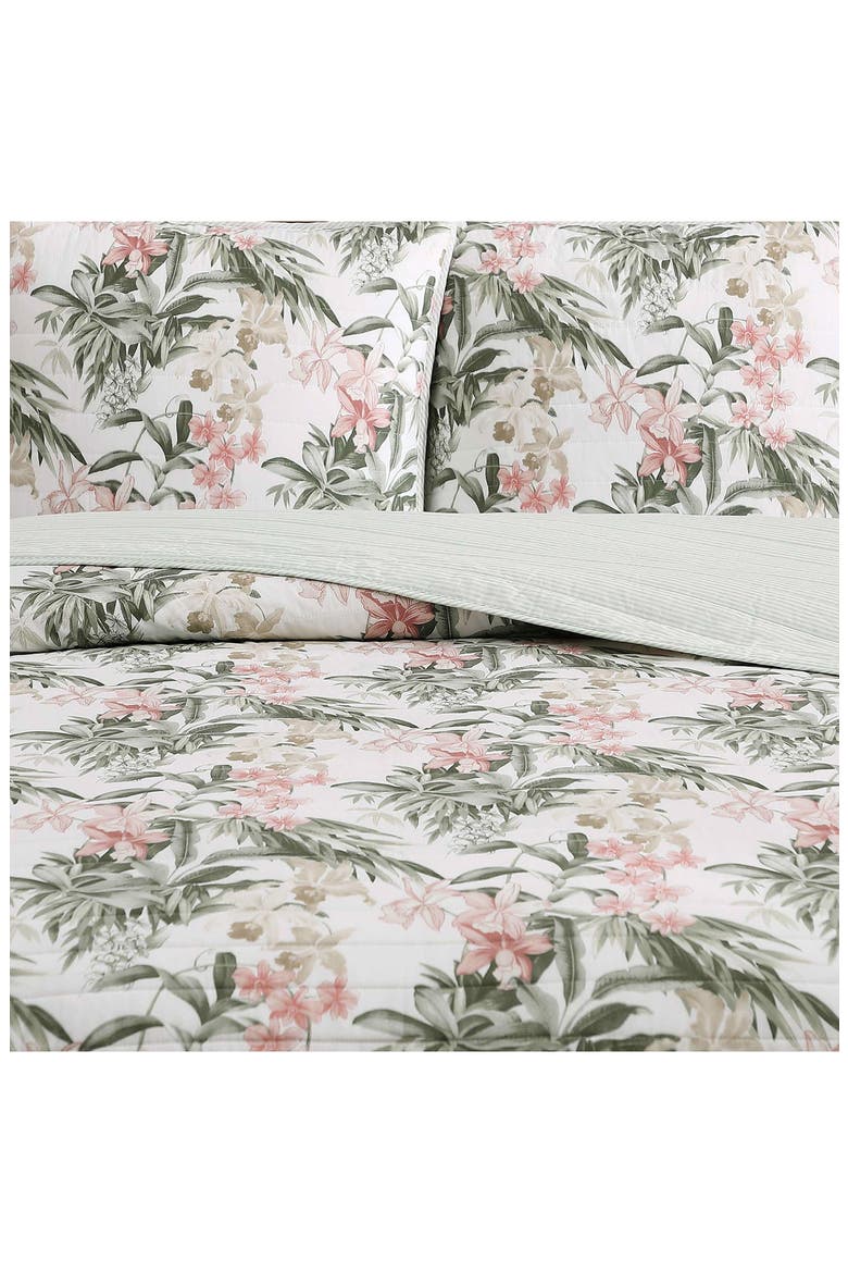 Island Orchid Quilt & Sham Set, Alternate, color, LIGHT PASTEL PINK