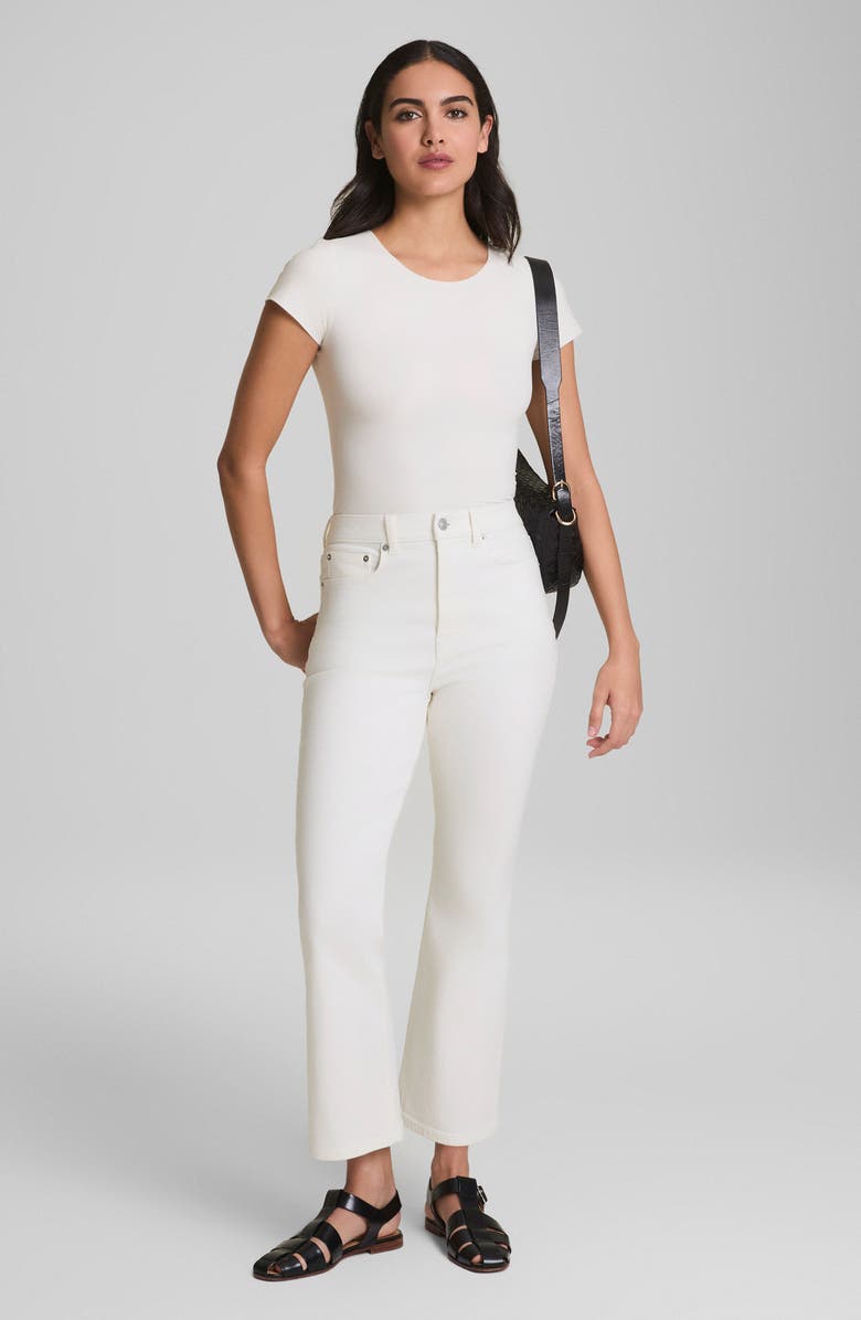 SPANX<sup>®</sup> SPANXsculpt<sup>™</sup> ReDefine High Rise Kick Flare Jeans, Alternate, color, Linen