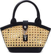 Adornia Kane Rattan Shoulder Bag