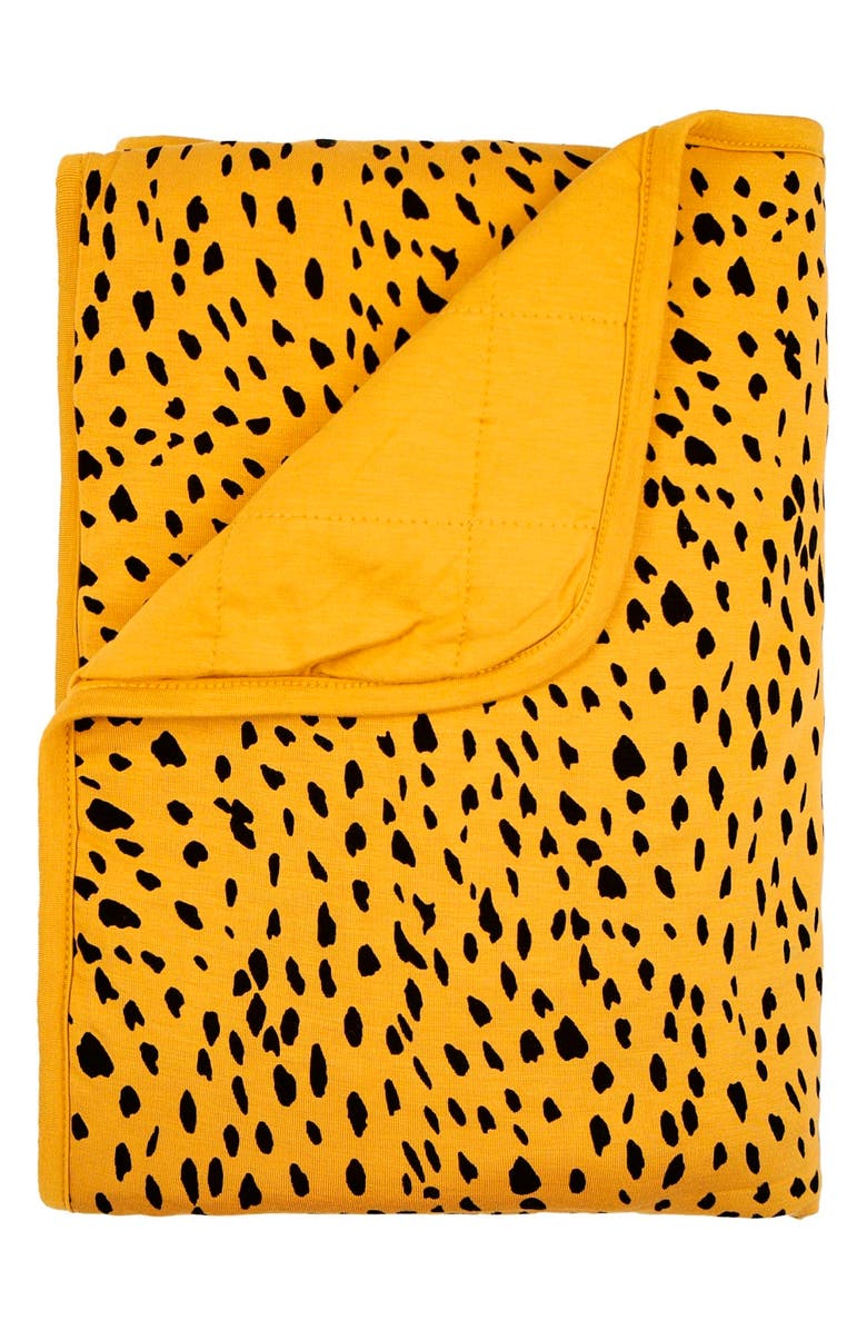 Kyte BABY Marigold Cheetah 1.0 TOG Toddler Blanket, Main, color,