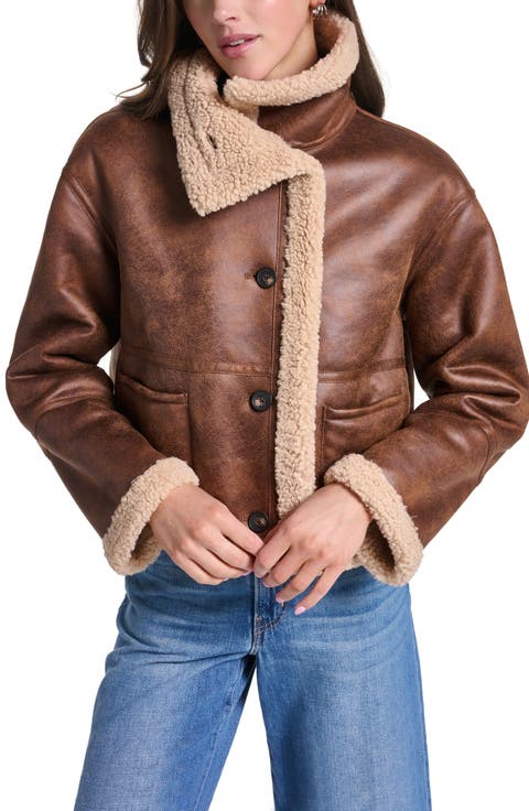 Reversible Faux Shearling Jacket