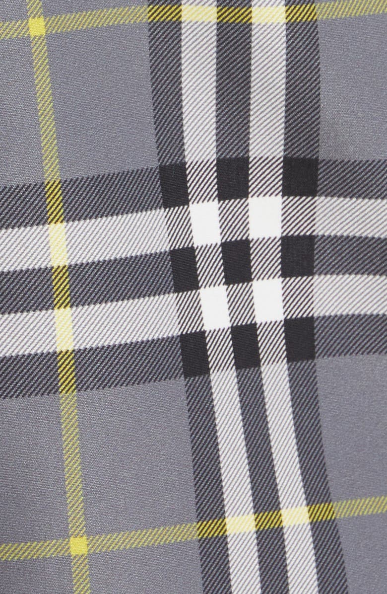 Burberry Martin Orange Check Swim Trunks, Alternate, color, 