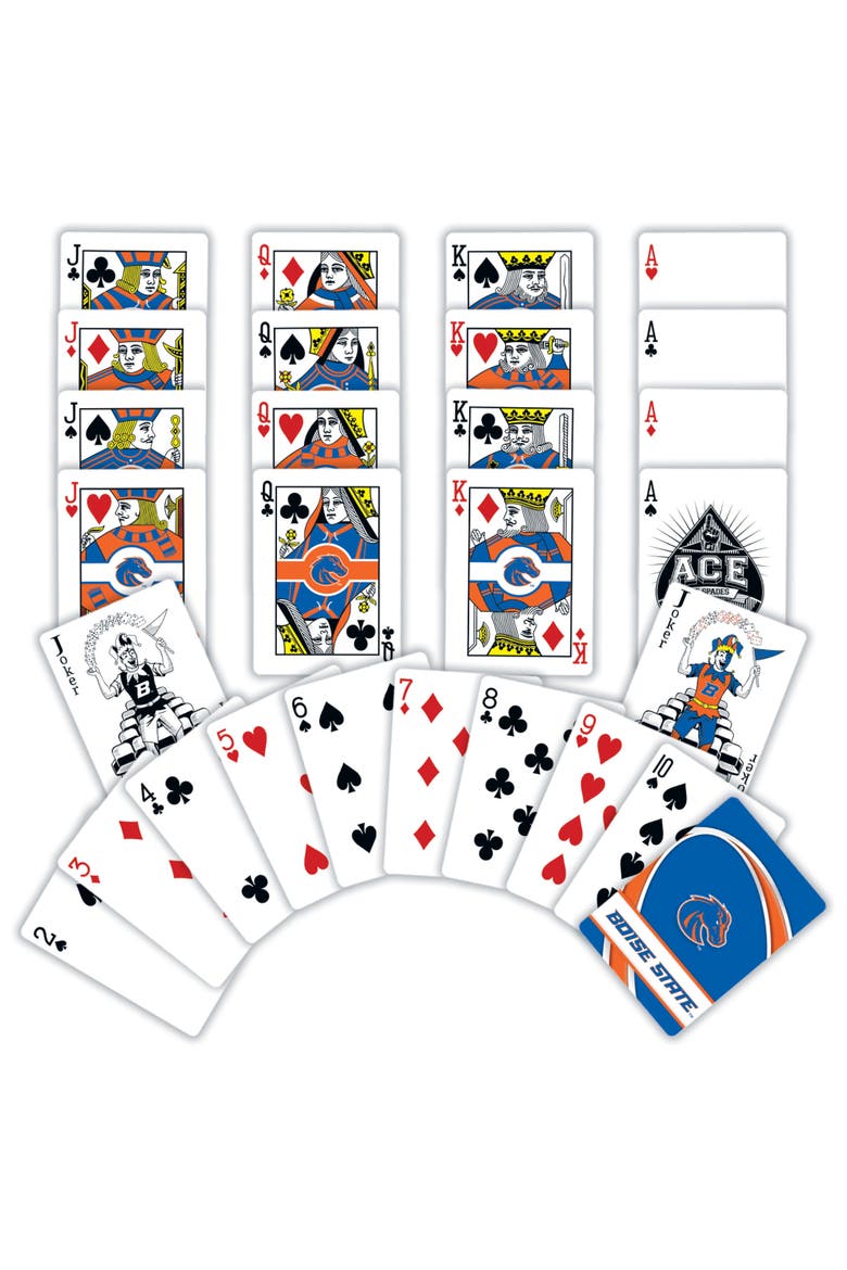 Boise State Broncos Playing Cards, Alternate, color, Multicolor