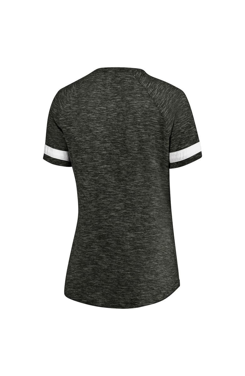 FANATICS Women's Fanatics Branded Gray/White Portland Trail Blazers Showtime Winning With Pride Notch Neck T-Shirt, Alternate, color, 