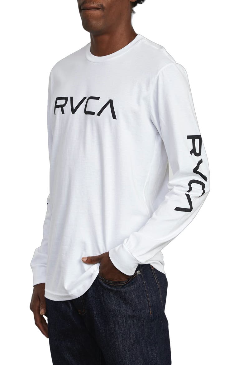 Big Logo Long Sleeve T-Shirt, Alternate, color, WHITE