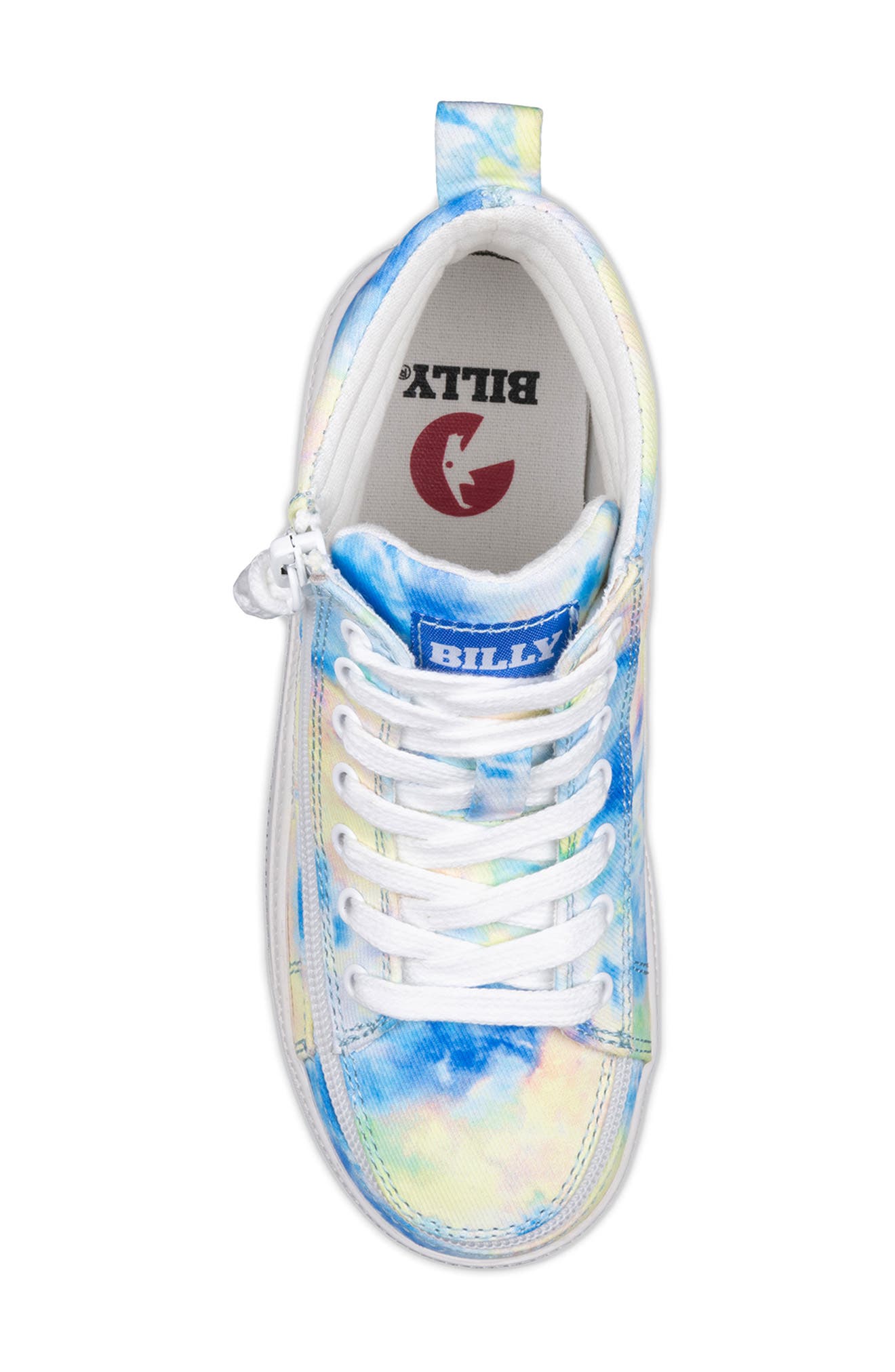 BILLY Footwear Kids' BILLY CS High Top Sneaker, Alternate, color, Blue Watercolor