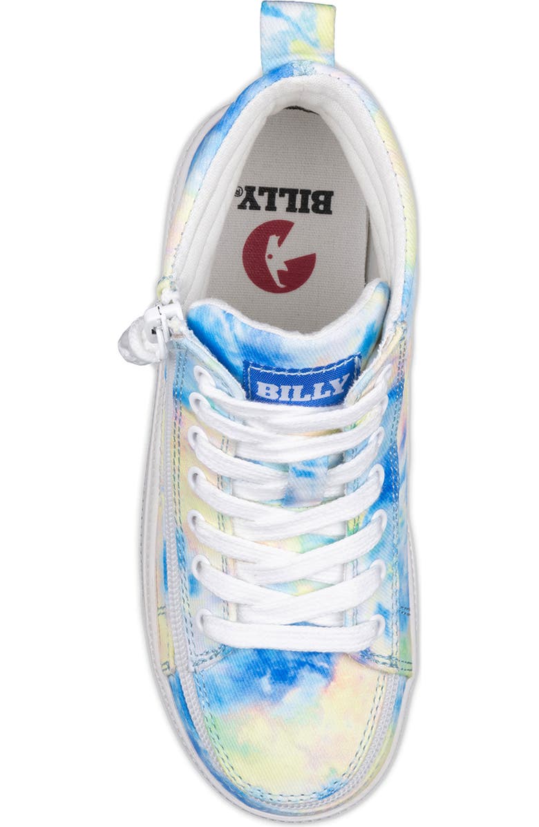 BILLY Footwear Kids' BILLY CS High Top Sneaker, Alternate, color, Blue Watercolor