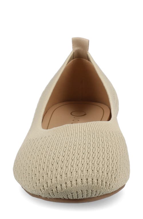 Shop Journee Collection Tru Comfort Foam Maryann Flat In Taupe