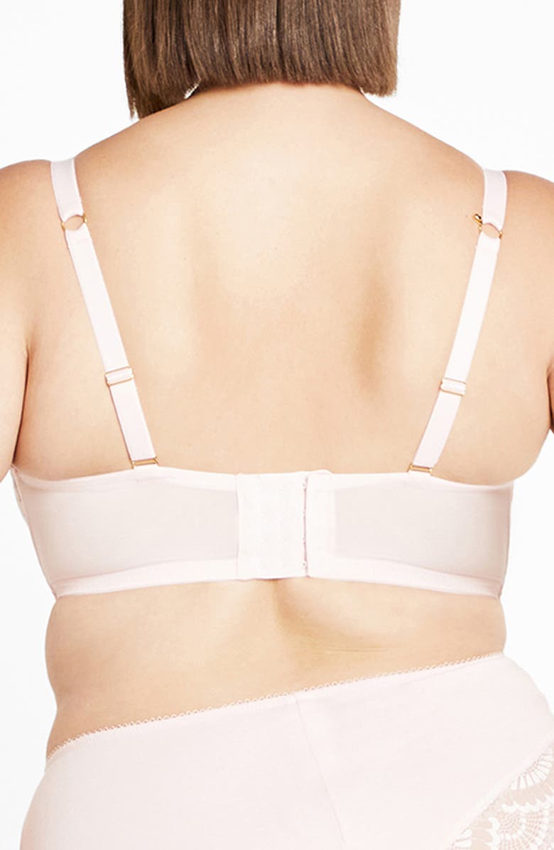 City Chic Adore Luxe Push-Up Bra, Alternate, color,