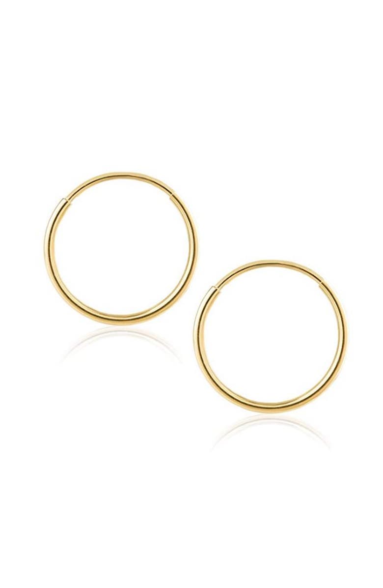 Donatello Gian 14k Gold Endless Hoop Earrings, Main, color, 