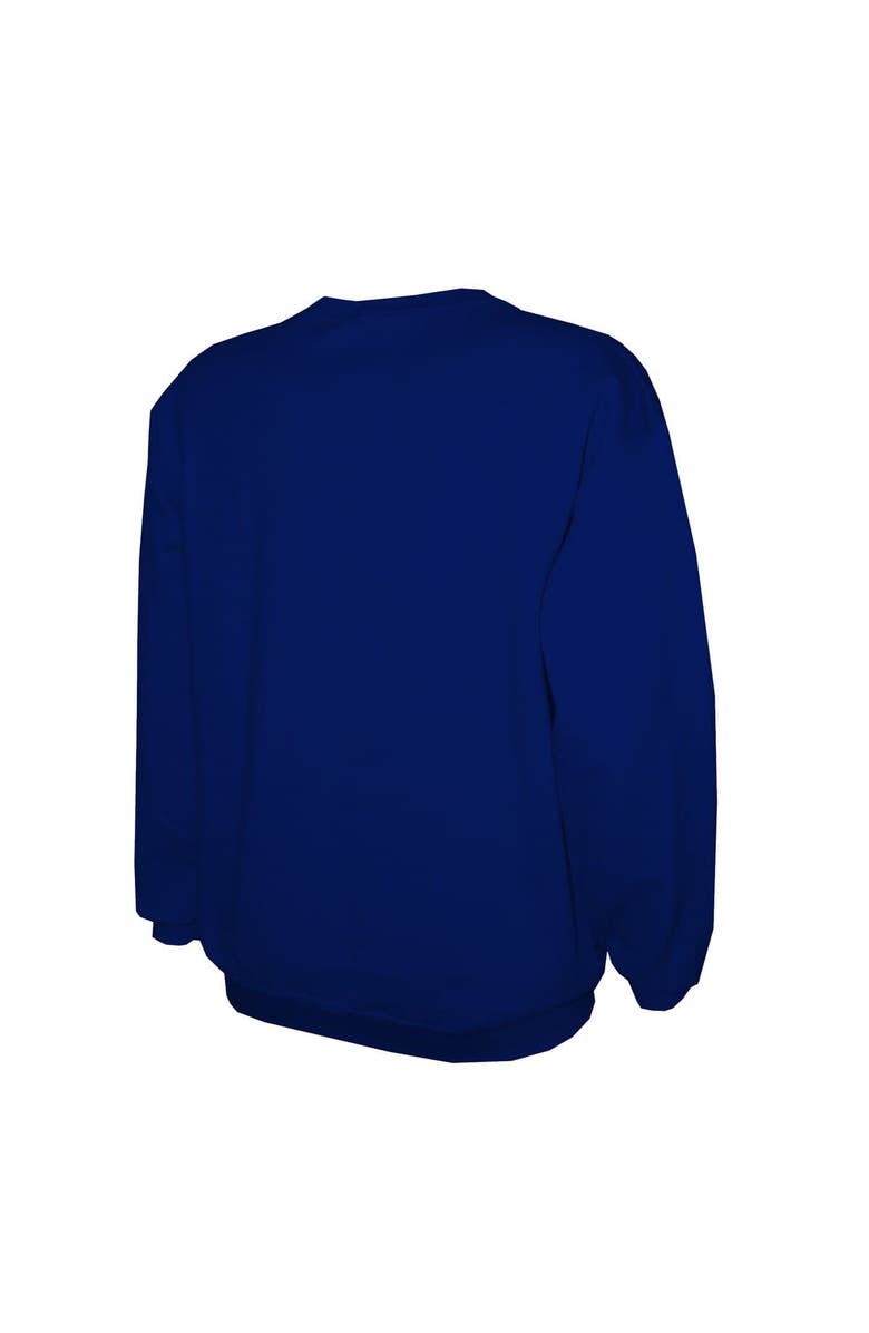 STITCHES Men's Stitches Royal Texas Rangers Lightweight Crew Sweatshirt, Alternate, color, Royal