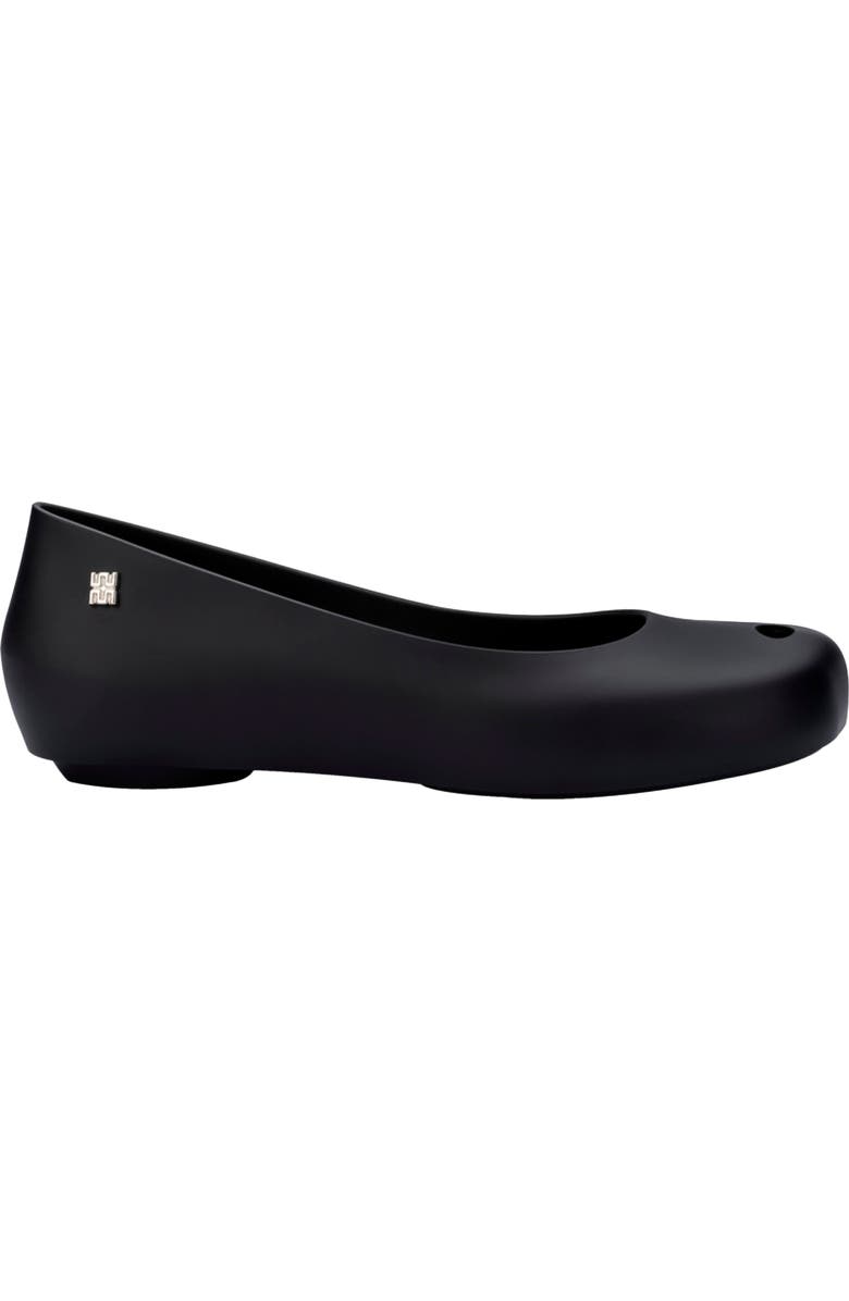 Melissa Ultragirl Futura Flat, Alternate, color, Black