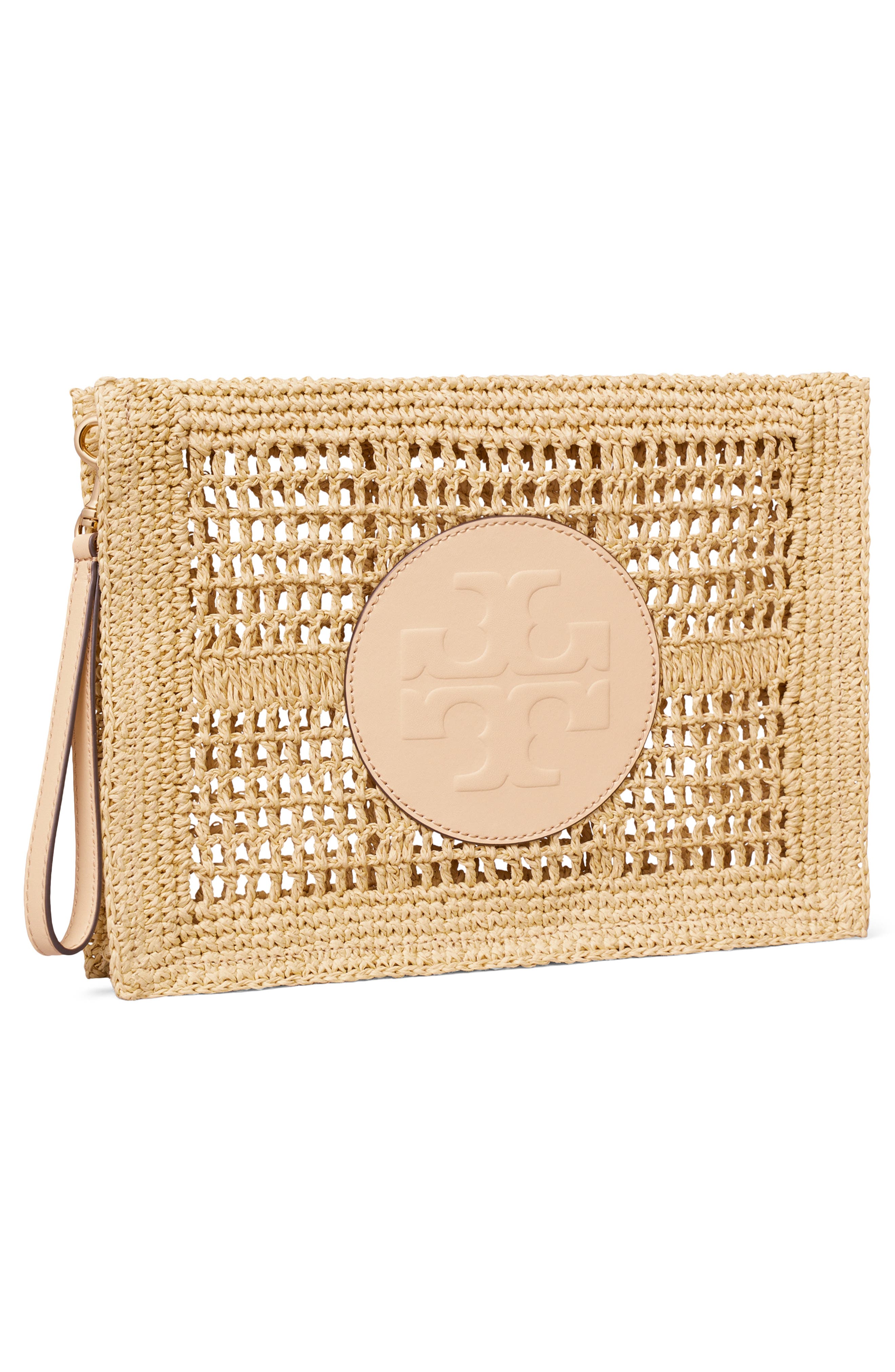 Ella Hand Crochet Wristlet, Alternate, color, NATURAL/NATURAL