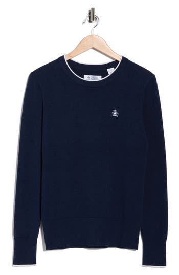 Original Penguin Solid Sweater In Purple