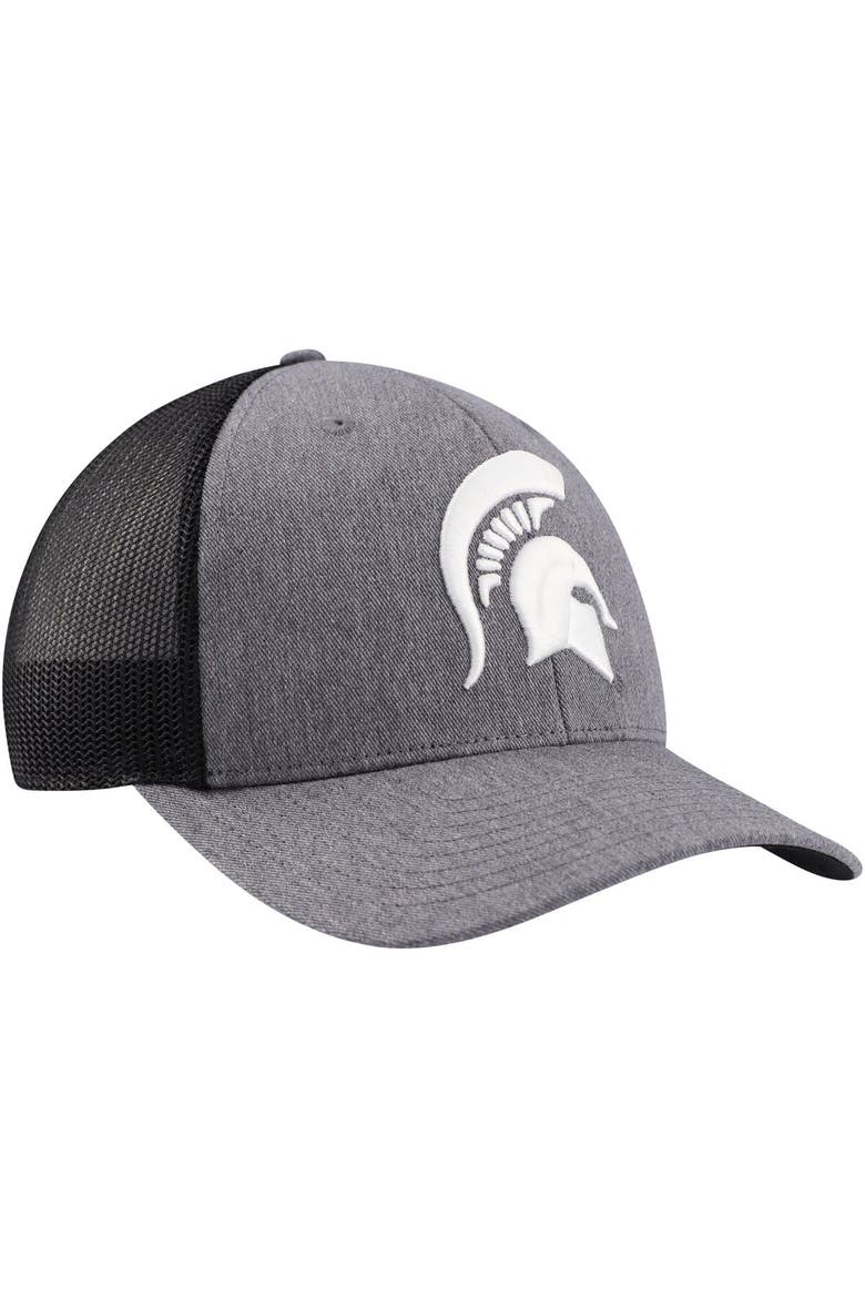 Men's '47 Charcoal Michigan State Spartans Carbon Trucker Adjustable Hat, Alternate, color, Charcoal