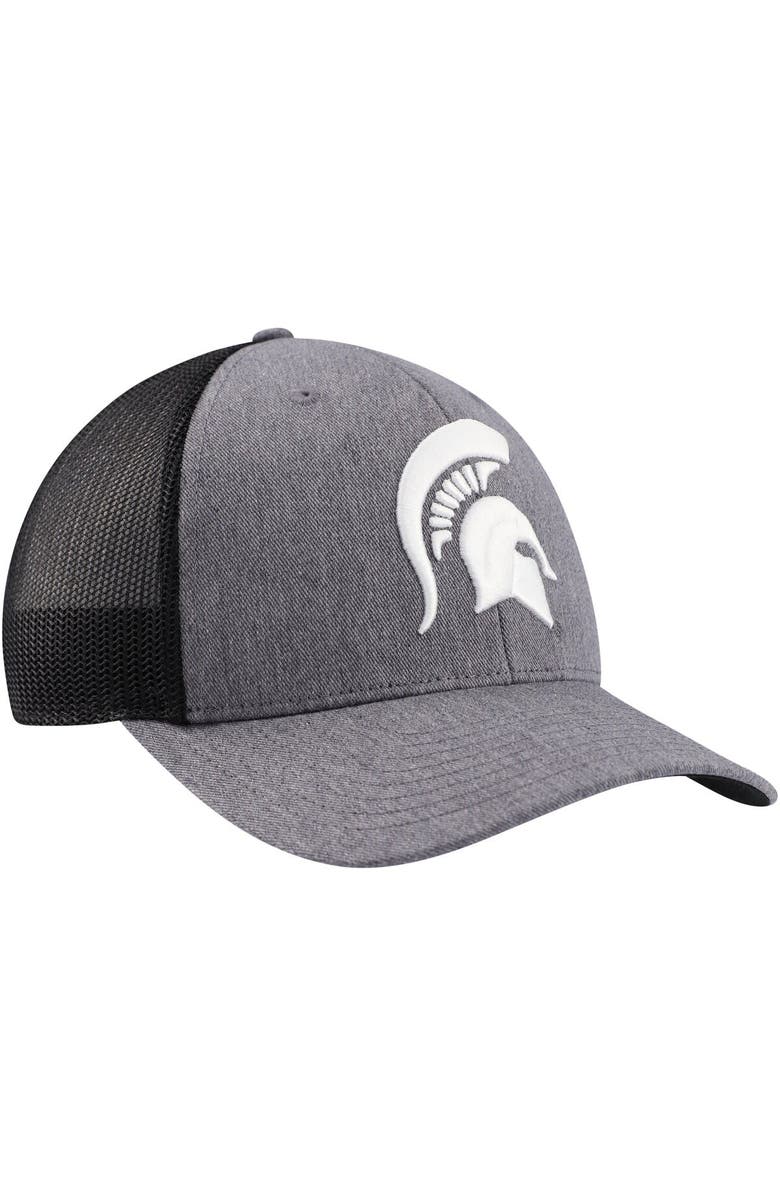 '47 Men's '47 Charcoal Michigan State Spartans Carbon Trucker Adjustable Hat, Alternate, color,