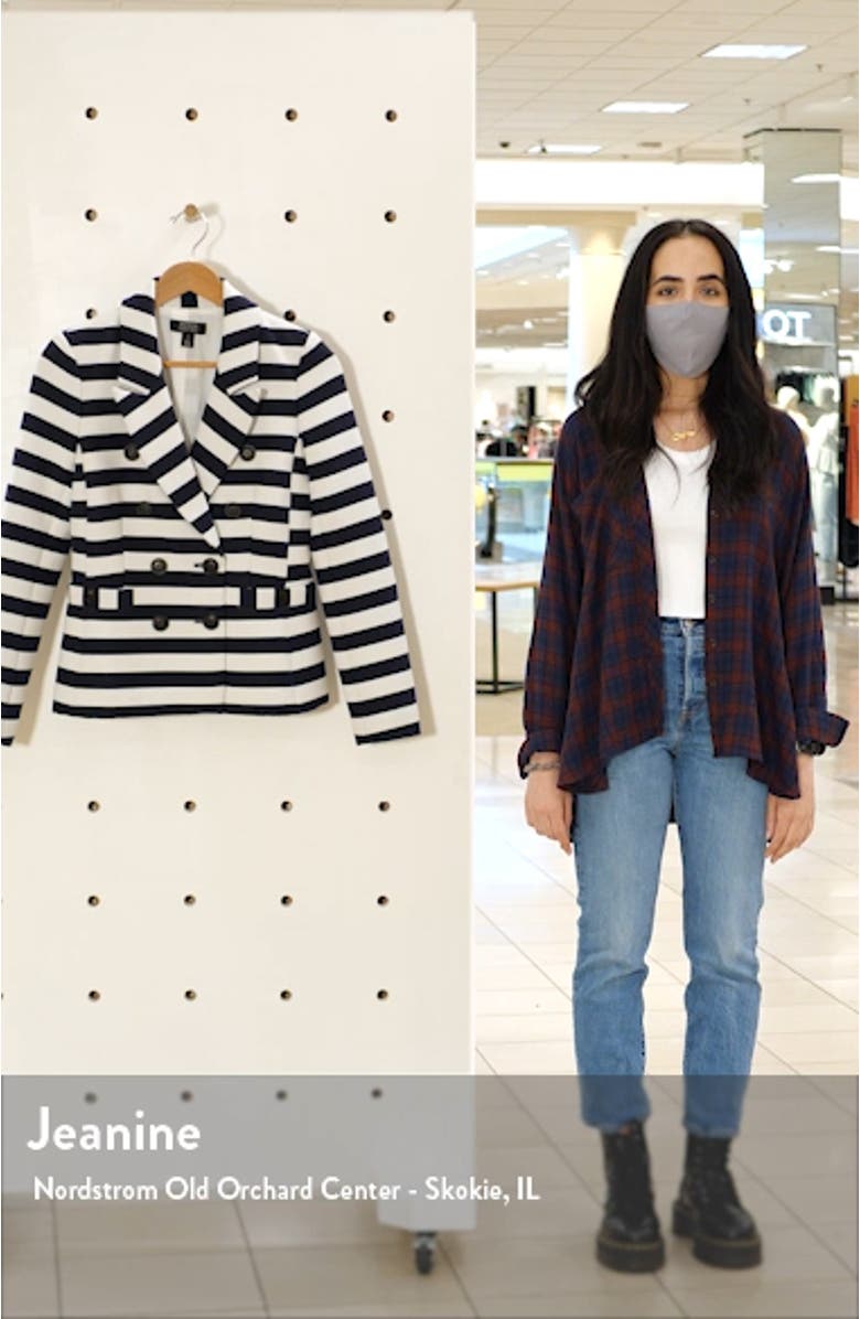 x Atlantic-Pacific Stripe Blazer, sales video thumbnail