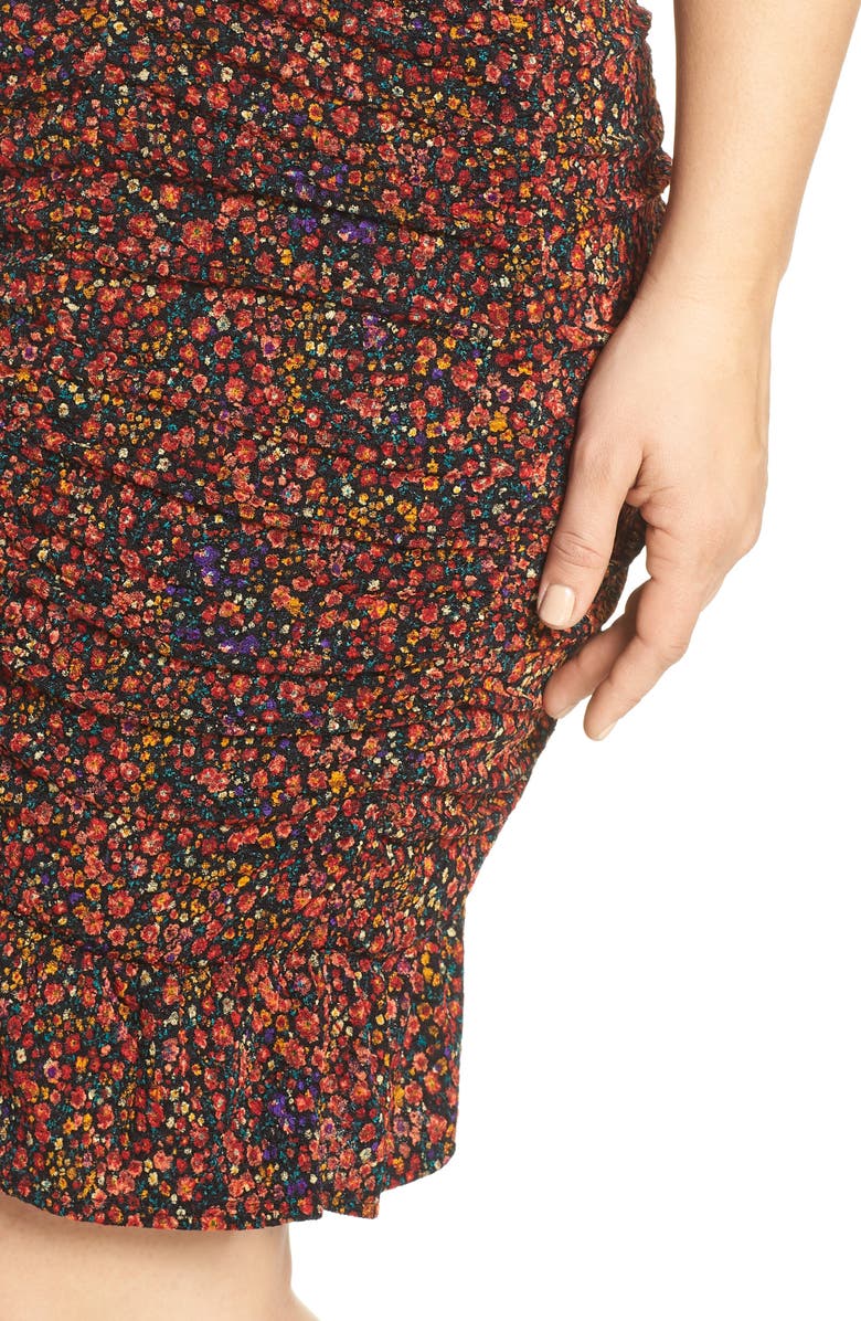 Leith Ruched Dress, Alternate, color,