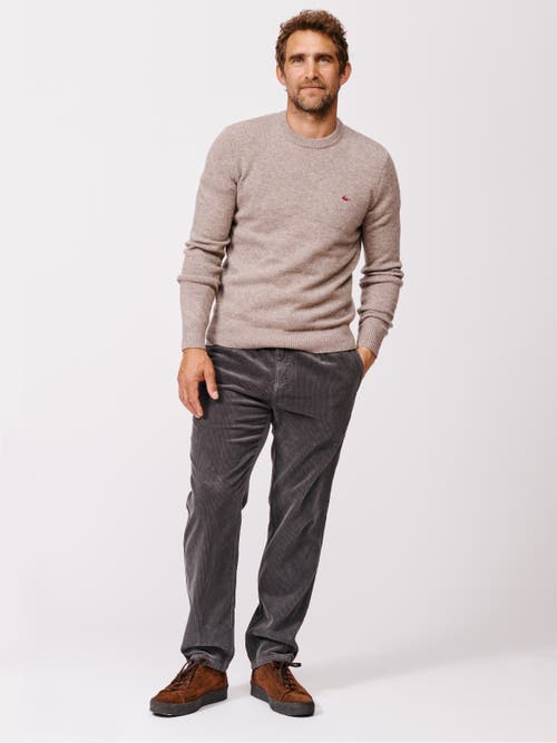 Aubin Phillips Lambswool Crew Neck Sweater In Gray